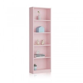 Cama nido con cajón y estante aglomerado rosa Candy 90x190/90x180cm