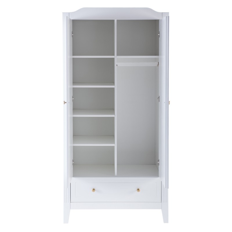 Soul armoire 2 portes 1 tiroir 184x90x51cm