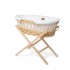 Bassinet wicker white Darby 27 x 30 x 68cm