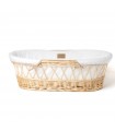 Bassinet wicker white Darby 27 x 30 x 68cm