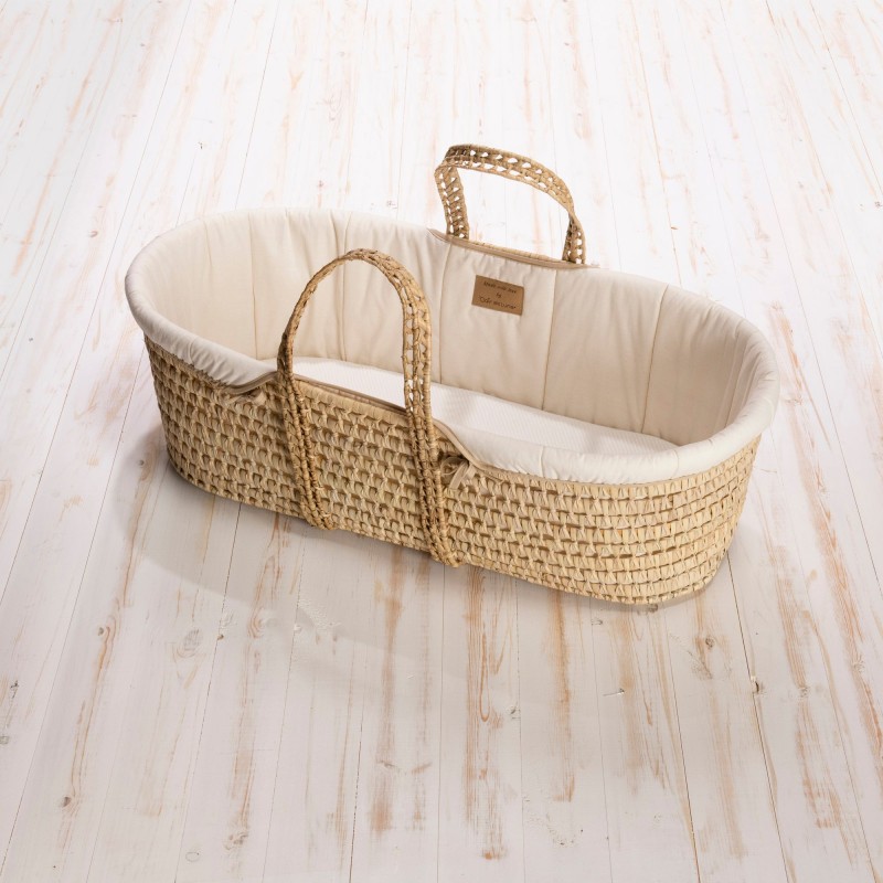 Bassinet palm beige Sora 24x28x75cm