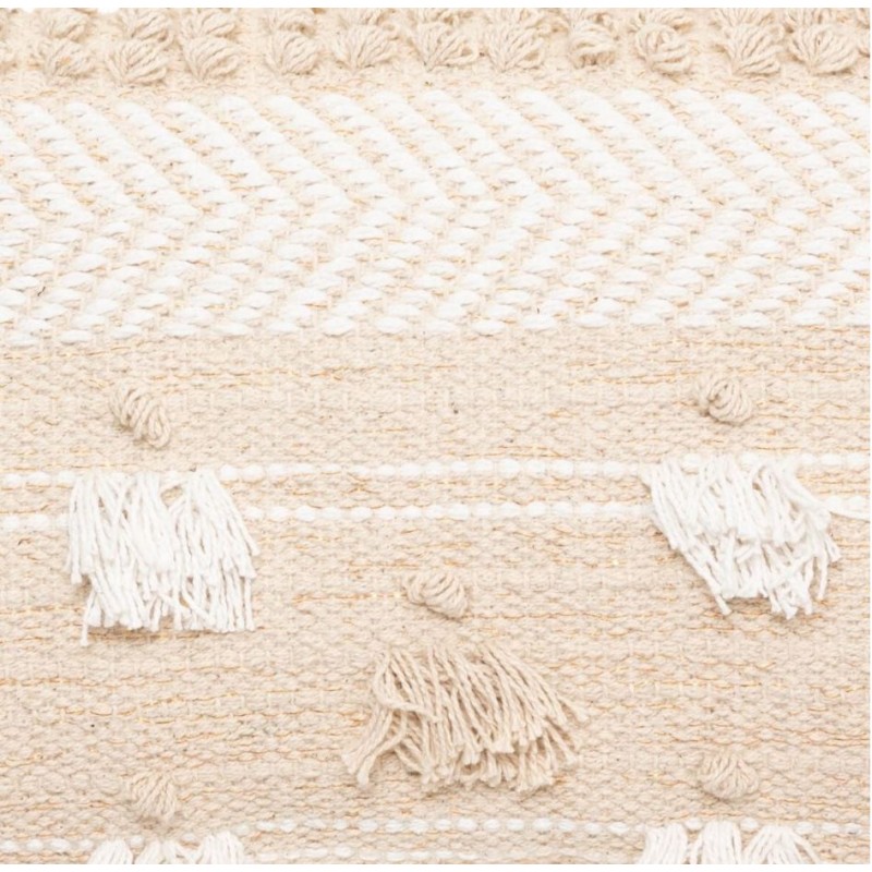 Cojín de algodón beige Slinky 30x50x15cm