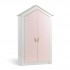 Armoire 2 portes rose Iris 207x120x558cm