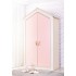 Armario 2 puertas rosa Iris 207x120x58cm