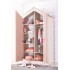 Armoire 2 portes rose Iris 207x120x558cm