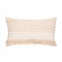 Coussin coton beige Wheezy  30x50x15cm