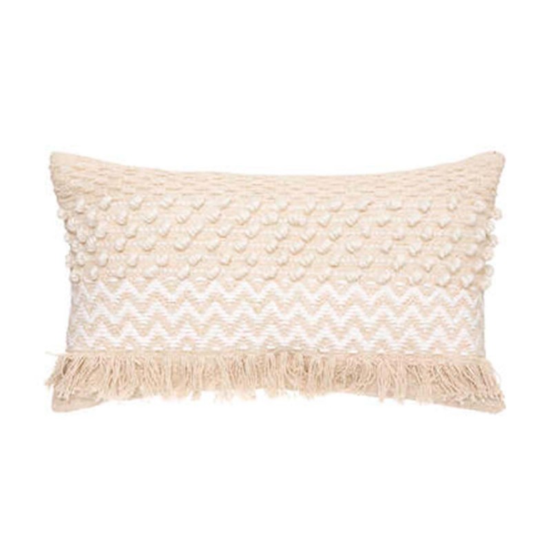 Coussin coton beige Wheezy  30x50x15cm