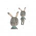 Hase mit Liebesschal 40x14x9.5cm