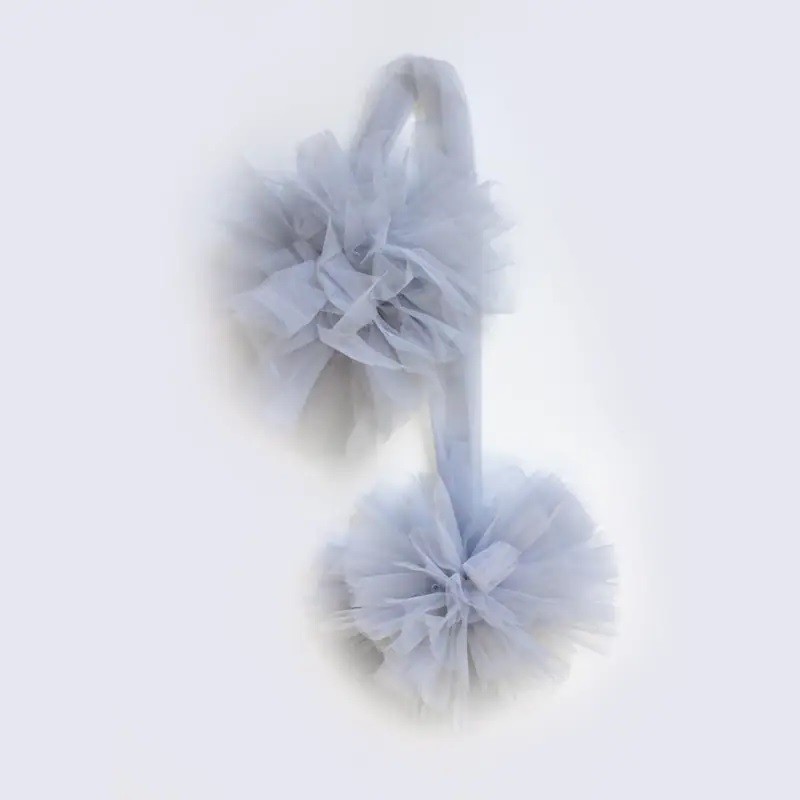 Pompon in tulle 20cm diam x 120cm