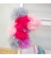 Pompon in tulle 20cm diam x 120cm