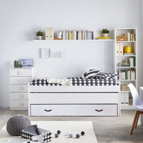 Compact bed 90 triple Lea 90x200cm