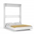 Folding bed vertical white Kristoff 150x200cm