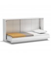 Folding bed white Kristoff 90x200cm