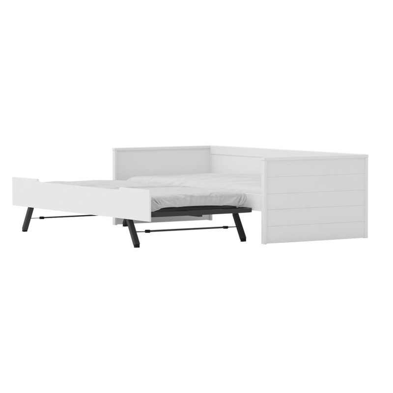 Bed with pull out bed with legs Nala 90x200 cm