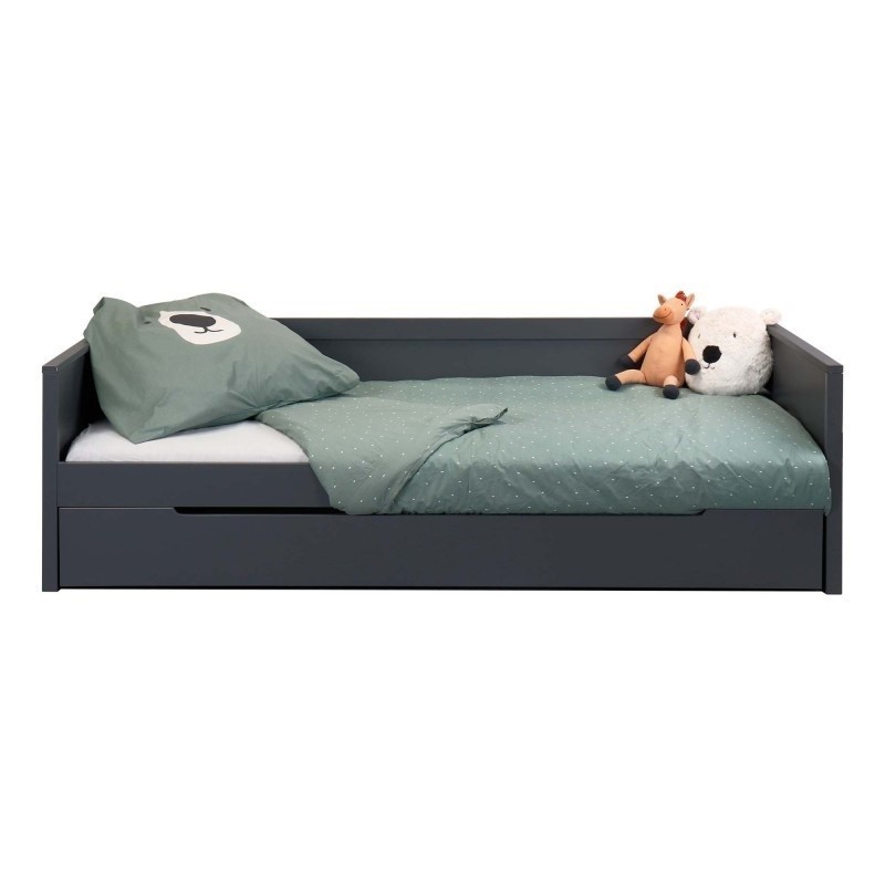 Bed with pull out bed with legs Nala 90x200 cm