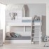 Bunk bed Montessori house white Iris 90/100x200cm