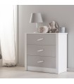 Chest of drawers gray Iris 84x85x42cm