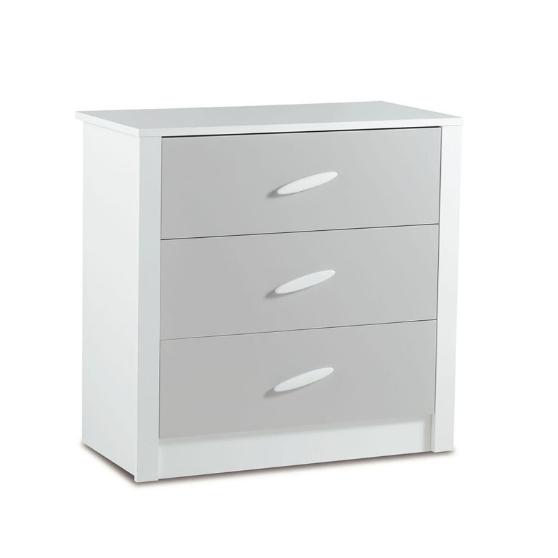 Chest of drawers gray Iris 84x85x42cm