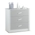 Chest of drawers gray Iris 85x84x42cm