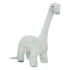 Peluche XL poliéster cinzento Dino 90x65x28cm