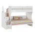 Children's bunk bed with drawers Gia 90x190/90x190cm