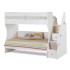 Children's bunk bed with drawers Gia 90x190/90x190cm