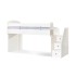 Lit midi et lit blanc Gia 141x252x97cm