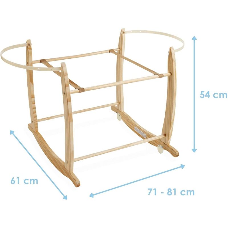 Schaukelbeine für Wiege Holz Buster 60x30/33,5x70/83,5cm