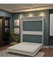 Cama abatible vertical blanco Kristoff 135x200cm