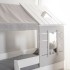 Bed Montessori cottage white Iris 90x200cm