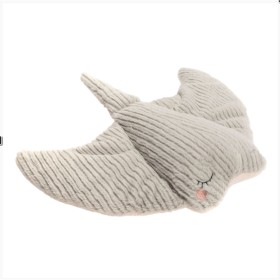 Peluche mantarraya gris 53x10x47 cm