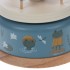 Carousel bears blue Gaston 21x11x11 cm