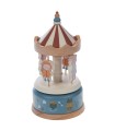 Carousel bears blue Gaston 21x11x11 cm