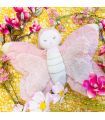 Stuffed butterfly pink Lola 32x2x39cm