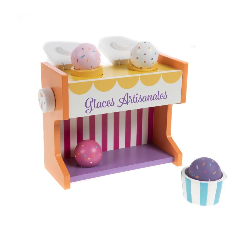 Eiscreme-Spielset mehrfarbig Mia 9x18x23 cm