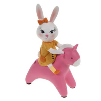 Piggy bank bunny pink Mia 11x17x6 cm