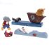 Puzzle vertical multicolor Pirate 19x5x20 cm