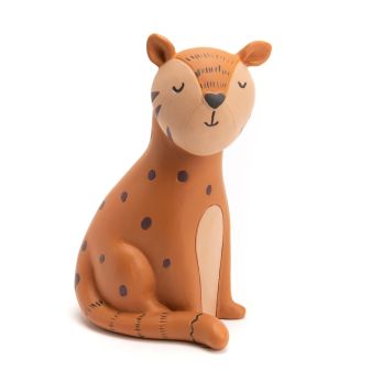 Piggy Bank Leopard brown Sabor 15x7x9 cm