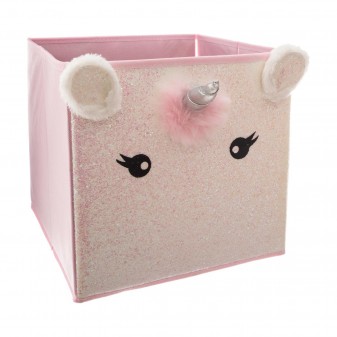 Unicorn storage box 31x29x29cm