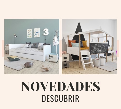 Cama nido infantil en Madrid  Muebles Valencia® Acabado A Blanco